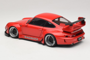 Porsche 911 993 RWB Rood Gun Grey Wheels AUTOart 1:18 78153 Composiet — afbeelding 7 van 8