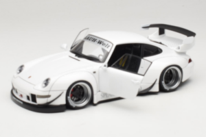 Porsche 911 993 RWB Wit Gun Grey Wheels AUTOart 1:18 78150 Composiet — afbeelding 2 van 8