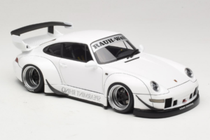Porsche 911 993 RWB Wit Gun Grey Wheels AUTOart 1:18 78150 Composiet — afbeelding 6 van 8