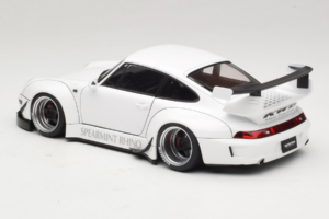 Porsche 911 993 RWB Wit Gun Grey Wheels AUTOart 1:18 78150 Composiet — afbeelding 7 van 8