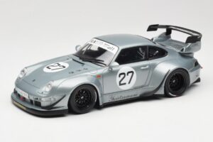 Porsche 911 993 RWB Yuiitsumuni Zilver GT Spirit 1:18 GT522 Hars