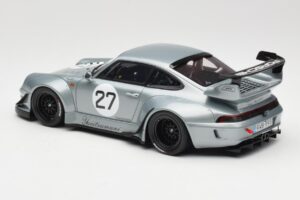Porsche 911 993 RWB Yuiitsumuni Zilver GT Spirit 1:18 GT522 Hars — afbeelding 5 van 6