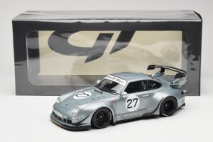 Porsche 911 993 RWB Yuiitsumuni Zilver GT Spirit 1:18 GT522 Hars — afbeelding 6 van 6