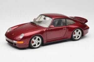 Porsche 911 993 Turbo Arena Rood Metallic UT Models 1:18 27811 Metaal