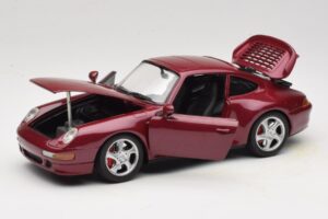 Porsche 911 993 Turbo Rood Anson 1:18 30320-W Metaal — afbeelding 2 van 8