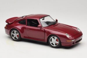 Porsche 911 993 Turbo Rood Anson 1:18 30320-W Metaal — afbeelding 6 van 8