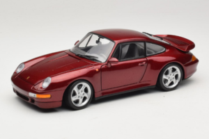 Porsche 911 993 Turbo Red Metallic UT Models 1:18 180066070 Metaal