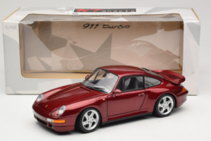 Porsche 911 993 Turbo Red Metallic UT Models 1:18 180066070 Metaal — afbeelding 8 van 8