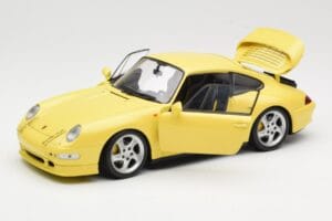 Porsche 911 993 Turbo S Geel UT Models 1:18 27836 Metaal — afbeelding 2 van 8