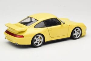 Porsche 911 993 Turbo S Geel UT Models 1:18 27836 Metaal — afbeelding 3 van 8