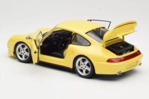 Porsche 911 993 Turbo S Geel UT Models 1:18 27836 Metaal — afbeelding 5 van 8