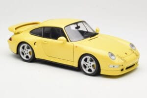 Porsche 911 993 Turbo S Geel UT Models 1:18 27836 Metaal — afbeelding 6 van 8