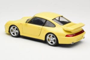 Porsche 911 993 Turbo S Geel UT Models 1:18 27836 Metaal — afbeelding 7 van 8