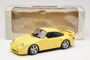 Porsche 911 993 Turbo S Geel UT Models 1:18 27836 Metaal — afbeelding 8 van 8