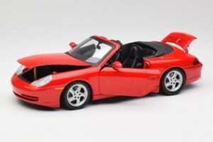 Porsche 911 996 Cabriolet Rood Gate 1:18 1051 Metaal — afbeelding 2 van 8