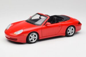 Porsche 911 996 Cabriolet Rood Gate 1:18 1051 Metaal