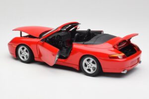 Porsche 911 996 Cabriolet Rood Gate 1:18 1051 Metaal — afbeelding 5 van 8
