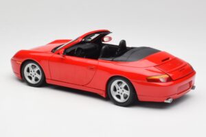 Porsche 911 996 Cabriolet Rood Gate 1:18 1051 Metaal — afbeelding 7 van 8