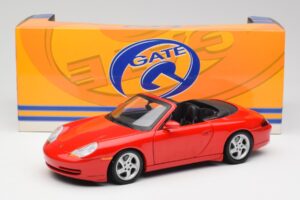 Porsche 911 996 Cabriolet Rood Gate 1:18 1051 Metaal — afbeelding 8 van 8