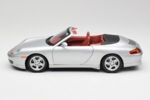 Porsche 911 996 Cabriolet Zilver Gate 1:18 1052 Metaal — afbeelding 4 van 8