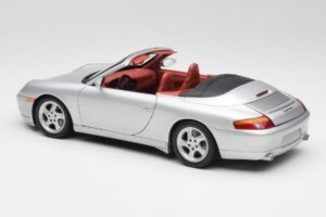 Porsche 911 996 Cabriolet Zilver Gate 1:18 1052 Metaal — afbeelding 7 van 8