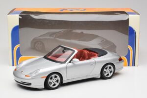 Porsche 911 996 Cabriolet Zilver Gate 1:18 1052 Metaal — afbeelding 8 van 8