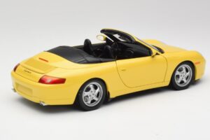Porsche 911 996 Cabriolet Speed Geel UT Models 1:18 27906 Metaal — afbeelding 3 van 8