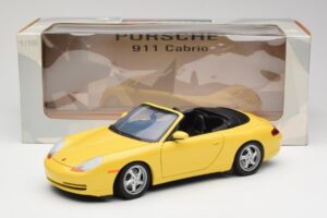 Porsche 911 996 Cabriolet Speed Geel UT Models 1:18 27906 Metaal — afbeelding 8 van 8