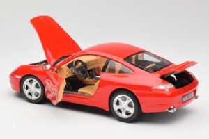 Porsche 911 996 Carrera 4 Rood Bburago 1:18 30085 Metaal — afbeelding 5 van 8