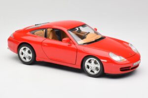 Porsche 911 996 Carrera 4 Rood Bburago 1:18 30085 Metaal — afbeelding 6 van 8