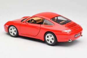 Porsche 911 996 Carrera 4 Rood Bburago 1:18 30085 Metaal — afbeelding 7 van 8