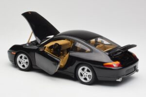 Porsche 911 996 Carrera Zwart Gate 1:18 1043 Metaal — afbeelding 5 van 8