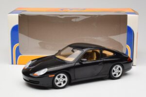 Porsche 911 996 Carrera Zwart Gate 1:18 1043 Metaal — afbeelding 8 van 8