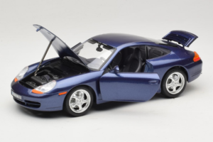 Porsche 911 996 Carrera Blauw Bburago 1:18 WAP02100897 Metaal — afbeelding 2 van 8