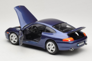 Porsche 911 996 Carrera Blauw Bburago 1:18 WAP02100897 Metaal — afbeelding 5 van 8