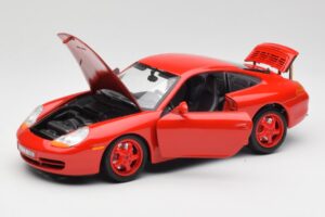 Porsche 911 996 Carrera Rood Beperkte Editie Bburago 1:18 3385-M1 Metaal — afbeelding 2 van 8