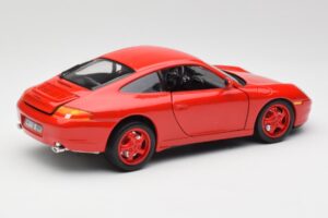 Porsche 911 996 Carrera Rood Beperkte Editie Bburago 1:18 3385-M1 Metaal — afbeelding 3 van 8