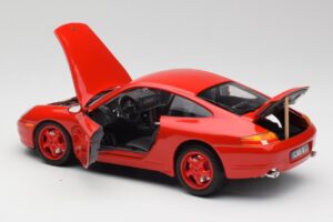 Porsche 911 996 Carrera Rood Beperkte Editie Bburago 1:18 3385-M1 Metaal — afbeelding 5 van 8