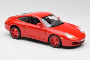 Porsche 911 996 Carrera Rood Beperkte Editie Bburago 1:18 3385-M1 Metaal — afbeelding 6 van 8