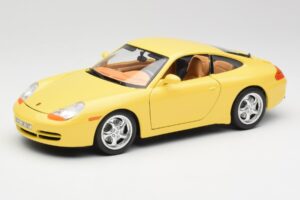 Porsche 911 996 Carrera Geel Bburago 1:18 30085-M1 Metaal