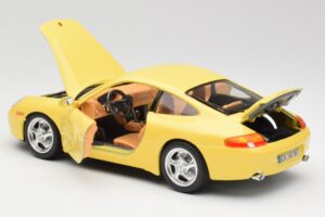 Porsche 911 996 Carrera Geel Bburago 1:18 30085-M1 Metaal — afbeelding 5 van 8