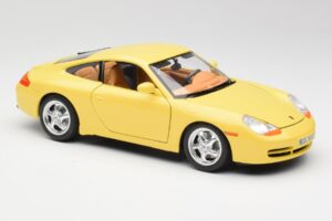 Porsche 911 996 Carrera Geel Bburago 1:18 30085-M1 Metaal — afbeelding 6 van 8
