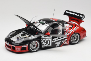 Porsche 911 996 GT3 RS #290 N. Bartels / H. Jacksties / F. Lorenzo Yokohama 24 Hours of Nurburgring 2003 AUTOart 1:18 80372 M — afbeelding 2 van 8