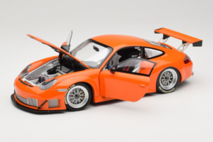 Porsche 911 996 GT3 RSR Oranje ALMS 2004 Minichamps 1:18 100046402 Metaal — afbeelding 2 van 8