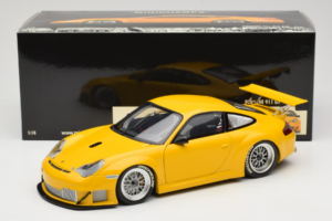 Porsche 911 996 GT3 RSR Yello ALMS 2004 Minichamps 1:18 100046401 Metaal — afbeelding 8 van 8