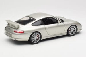 Porsche 911 996 GT3 Zilver Hot Wheels 1:18 C2590 Metaal — afbeelding 3 van 8