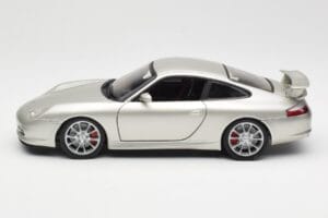 Porsche 911 996 GT3 Zilver Hot Wheels 1:18 C2590 Metaal — afbeelding 4 van 8