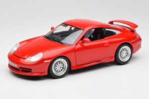 Porsche 911 996 GT3 Strasse Rood Bburago 1:18 30395 Metaal