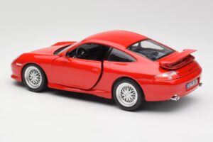 Porsche 911 996 GT3 Strasse Rood Bburago 1:18 30395 Metaal — afbeelding 7 van 8