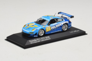 Porsche 911 GT3 R #77 M. Lieb / R. Lietz / W. Henzler 24 Hours of Le Mans 2009 Minichamps 1:43 400096977 Metaal — afbeelding 2 van 5